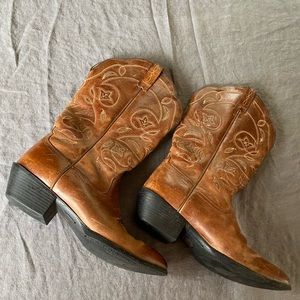 Artist Brown Leather Cowgirl Boots